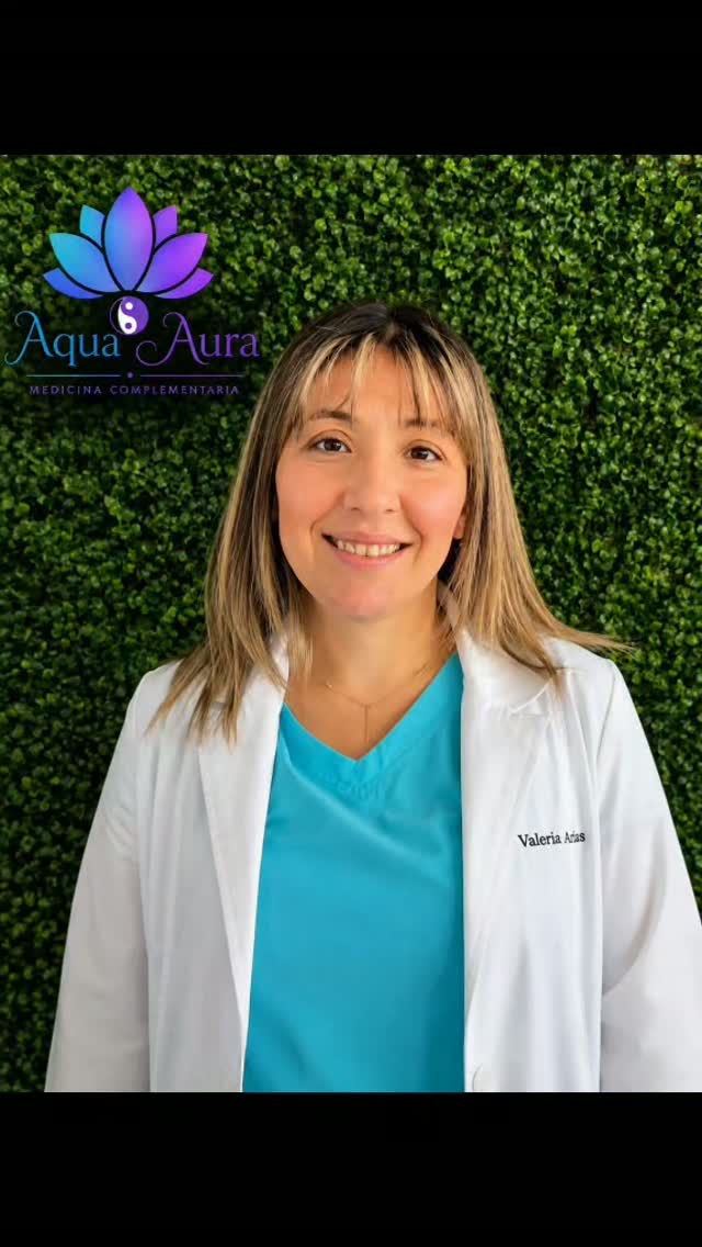 Valeria Arias, terapeuta de Aqua Aura, en su presentación pública